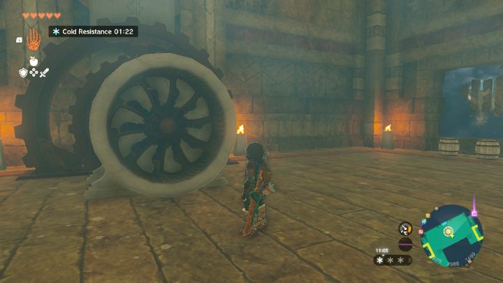 Zejdźcie na wiosła po prawej stronie statku, jest tam przejście na poziom B2 - Zelda TotK: Tulin of Rito Village - opis przejścia - Zelda Tears of the Kingdom - poradnik do gry