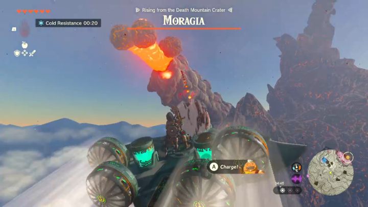 Zniszczcie 3 głowy potwora atakami Yunobo - Zelda TotK: Yunobo of Goron City - opis przejścia - Zelda Tears of the Kingdom - poradnik do gry