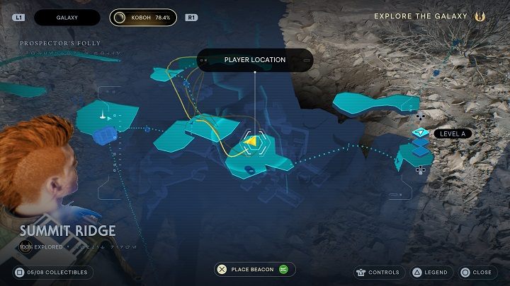 Na lewo od poprzedniej znajdźki jest kolejna porcja nasion - Jedi Survivor: Grzbiet - lista sekretów - Star Wars Jedi Survivor - poradnik do gry