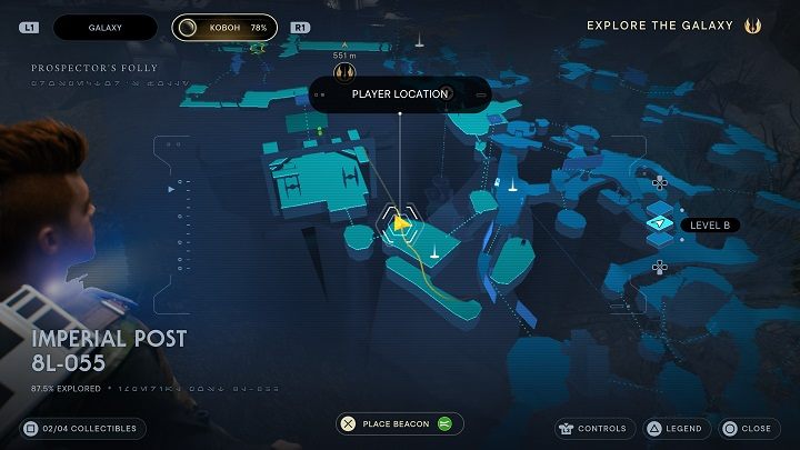 Wróćcie się do miejsca medytacji i pójdźcie w drugą stronę - Jedi Survivor: Imperialny Posterunek 8L-055 - lista sekretów - Star Wars Jedi Survivor - poradnik do gry