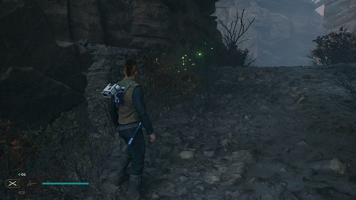 Ostatnia garść nasion znajduje się na ścieżce do góry przed windą - Jedi Survivor: Mglisty przestwór - lista sekretów - Star Wars Jedi Survivor - poradnik do gry