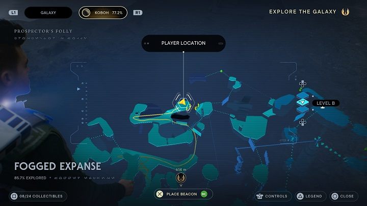 Od ostatniego wpisu do bazy danych idźcie w dół przed siebie - Jedi Survivor: Mglisty przestwór - lista sekretów - Star Wars Jedi Survivor - poradnik do gry