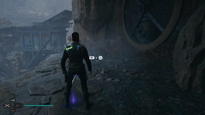 W pobliżu, pod kupką kamieni, znajduje się kolejny odłamek Priorytu - Jedi Survivor: Mglisty przestwór - lista sekretów - Star Wars Jedi Survivor - poradnik do gry