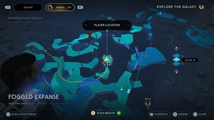 Wróćcie się do tyłu i przejdźcie przez metalowy most - Jedi Survivor: Mglisty przestwór - lista sekretów - Star Wars Jedi Survivor - poradnik do gry