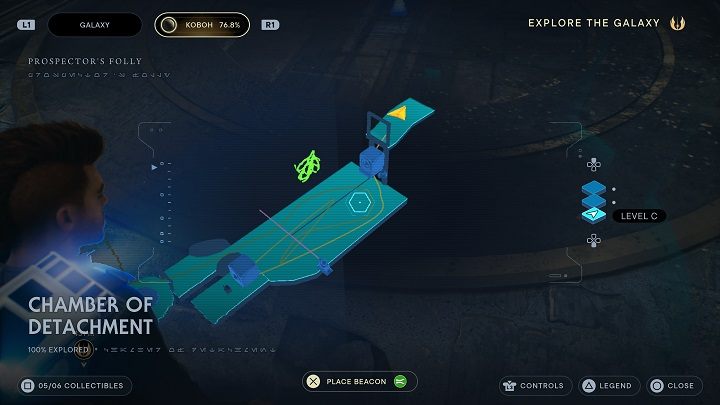 Znajdziecie esencję, która da Wam nowy Atut - Jedi Survivor: Komnata Odłączenia - lista sekretów - Star Wars Jedi Survivor - poradnik do gry