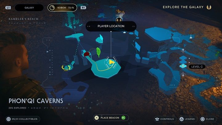 Po pokonaniu go otrzymacie bardzo dużo doświadczenia - Jedi Survivor: Jaskinie PhonQi - lista sekretów (część 1) - Star Wars Jedi Survivor - poradnik do gry