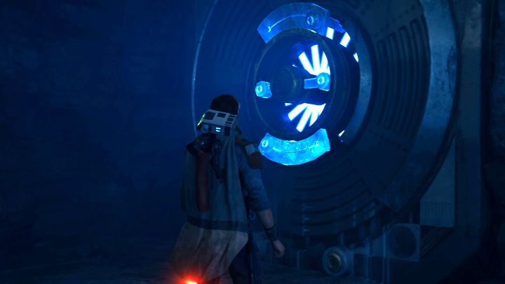 W górnym korytarzu oprócz nowej znajdźki jest czwarty kamienny blok - Jedi Survivor: Komnata jasności na Koboh - Star Wars Jedi Survivor - poradnik do gry