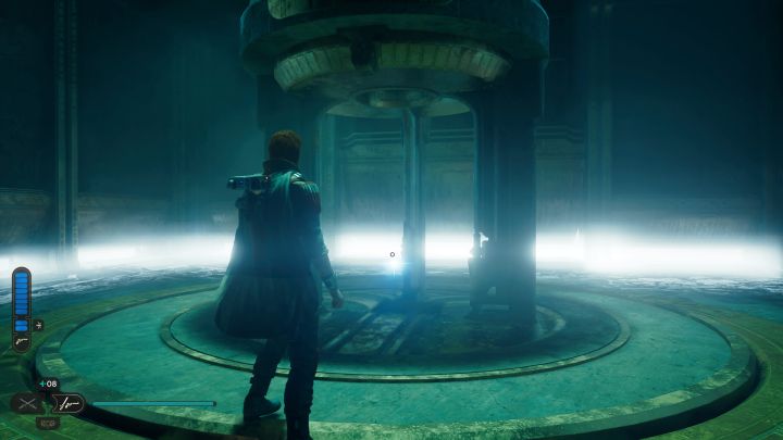 W nowej sali odsłoni się esencja i możecie odebrać główną nagrodę za rozwiązanie zagadek tego lochu - to atut Odzysk - Jedi Survivor: Komnata połączenia na Koboh - Star Wars Jedi Survivor - poradnik do gry