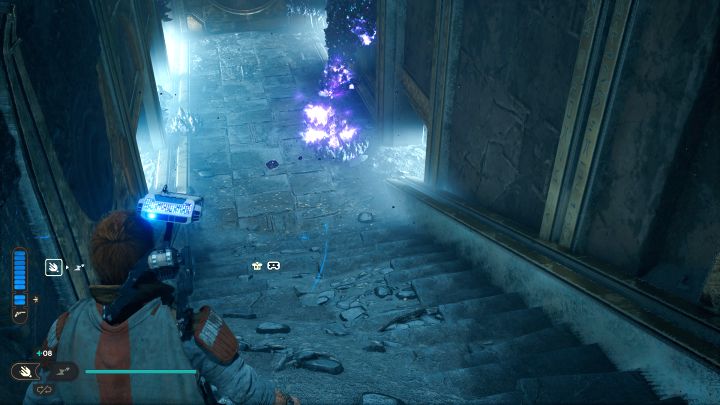 Powróćcie na dół i zacznijcie używać kruszarki - Jedi Survivor: Komnata połączenia na Koboh - Star Wars Jedi Survivor - poradnik do gry