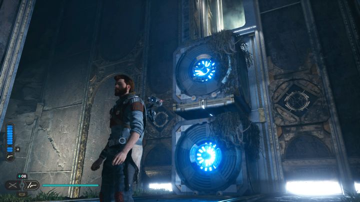 Pozostało już tylko popchnięcie drugiego bloku w tę samą stronę - Jedi Survivor: Komnata odłączenia na Koboh - Star Wars Jedi Survivor - poradnik do gry