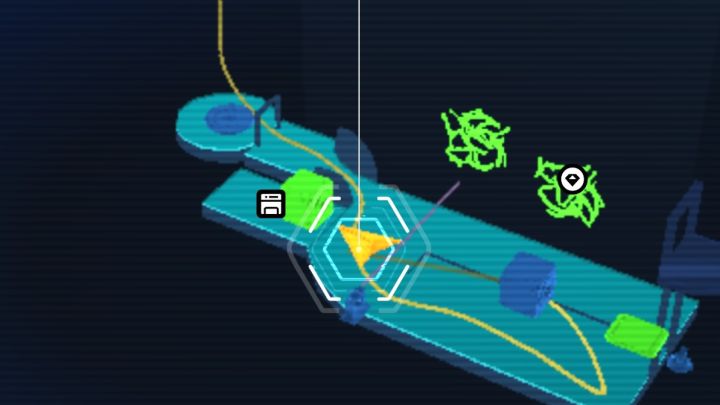 Uwolniony drugi blok powinien zmienić swój kolor na zielony na holograficznej mapie - Jedi Survivor: Komnata odłączenia na Koboh - Star Wars Jedi Survivor - poradnik do gry