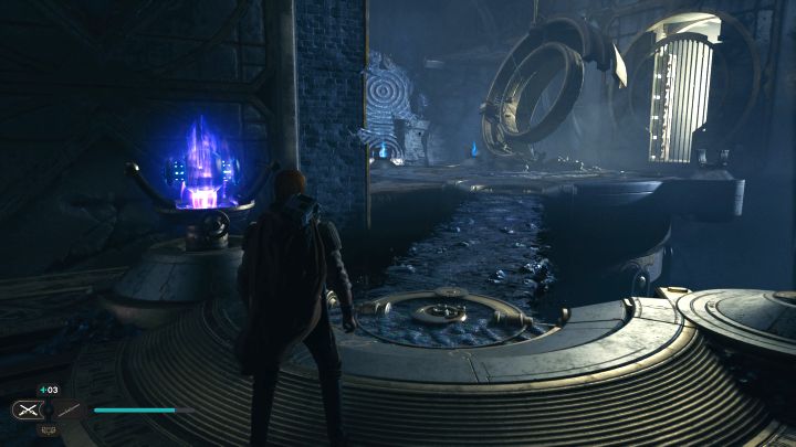 Kulę musicie umieścić w pobliskim wzmacniaczu kul - Jedi Survivor: Komnata dwoistości na Koboh - Star Wars Jedi Survivor - poradnik do gry