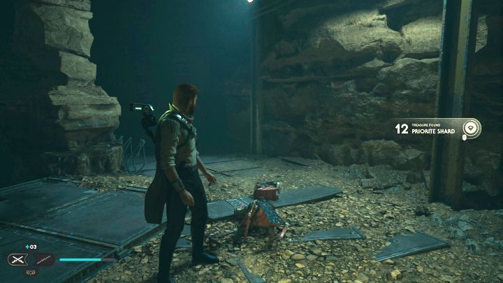Droidy złomiarze pozostawiają po sobie skarby będące jedną z odmian znajdziek - Star Wars Jedi Survivor: Jak złapać droida złomiarza? - Star Wars Jedi Survivor - poradnik do gry