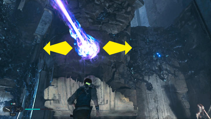 Wyciągnijcie kulę z łącznika i umieśćcie ją we wzmacniaczu - Star Wars Jedi Survivor: Znajdź drogę na Tanalor (Research Tanalor) - Star Wars Jedi Survivor - poradnik do gry