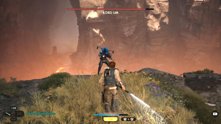 W trakcie lotu zostaniecie zaatakowani przez kolejnego bossa gry Star Wars Jedi Survivor, Korej Lim - Star Wars Jedi Survivor: Znajdź drogę na Tanalor (Research Tanalor) - Star Wars Jedi Survivor - poradnik do gry