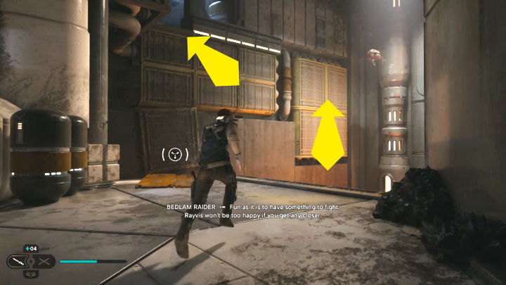 Dotrzecie w końcu do drzwi chronionych zielonym polem siłowym - Star Wars Jedi Survivor: Znajdź drogę na Tanalor (Research Tanalor) - Star Wars Jedi Survivor - poradnik do gry