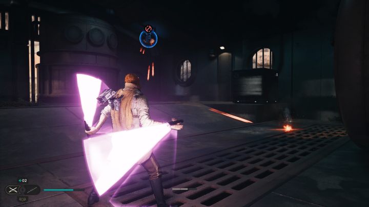 Stacjonarne działka przyczepione do sufitu są jednym z rodzajów przeszkód ze świata gry - Star Wars Jedi Survivor: Jak niszczyć stacjonarne działka przy suficie? - Star Wars Jedi Survivor - poradnik do gry