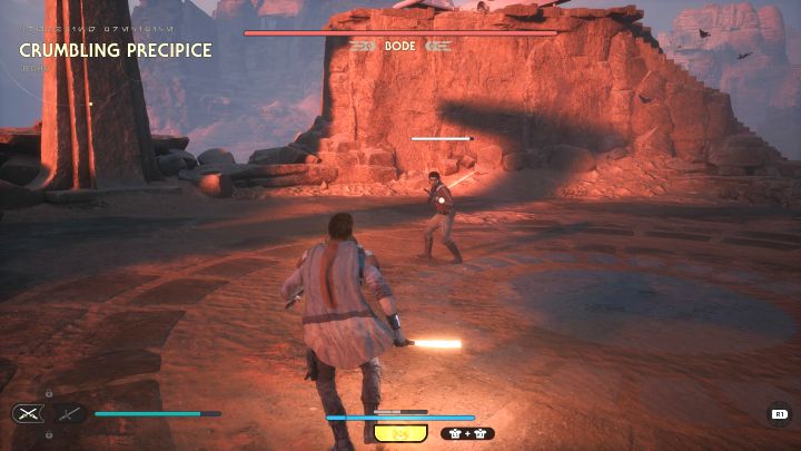 Po zdobyciu i dostarczeniu kompasu do bazy Cere na Jedha dowiecie się, że Bode jest zdrajcą i wyruszycie w pościg za nim - Jedi Survivor: Jak pokonać końcowego bossa Bode Akuna? - Star Wars Jedi Survivor - poradnik do gry