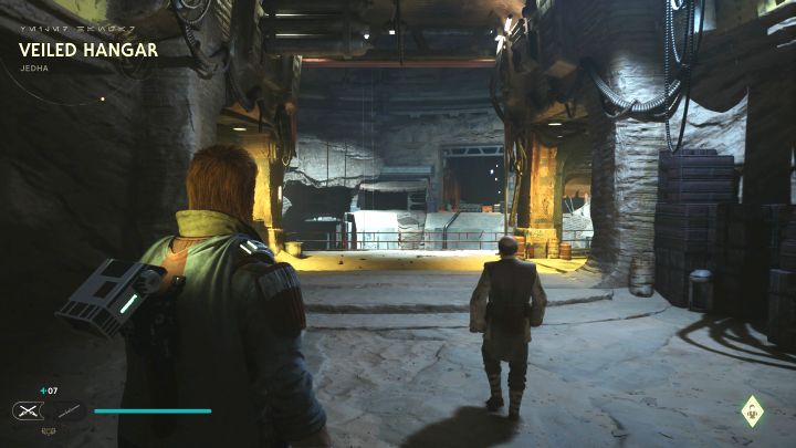 Ukryty hangar to lokacja z planety Jedha, do której dotrzecie w głównej fabule - Jedi Survivor: Zagadka dotarcia do Cere w Ukrytym hangarze - Star Wars Jedi Survivor - poradnik do gry