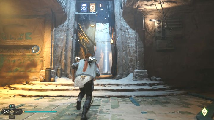 Kula przemieści się w stronę bramy Archiwum i zostanie ona otwarta - Jedi Survivor: Zagadka dotarcia do Cere w Ukrytym hangarze - Star Wars Jedi Survivor - poradnik do gry