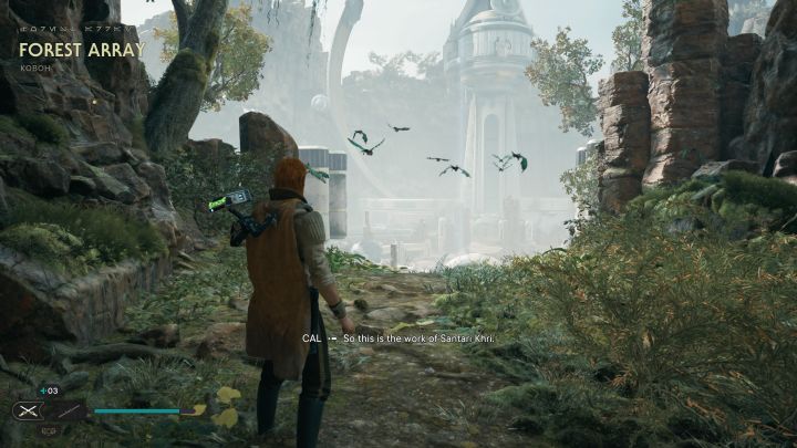 Leśny Węzeł to jeden z regionów z planety Koboh - Jedi Survivor: Zagadki przeprawy przez Leśny Węzeł na Koboh - Star Wars Jedi Survivor - poradnik do gry