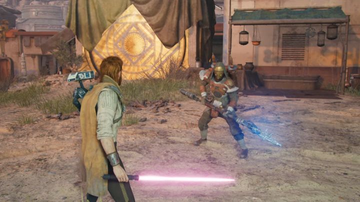 Zeik to jeden z antagonistów, którego spotkacie w Placówce Azyl Wędrowca na planecie Koboh - Jedi Survivor: Jak pokonać bossa Zeik? - Star Wars Jedi Survivor - poradnik do gry