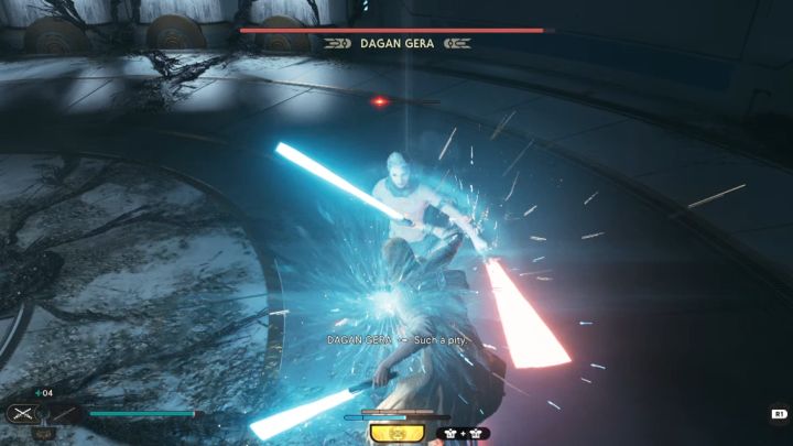Boss posiada tylko jedną rękę, ale mimo wszystko jest silnym przeciwnikiem - Jedi Survivor: Jak pokonać bossa Dagan Gera? - Star Wars Jedi Survivor - poradnik do gry
