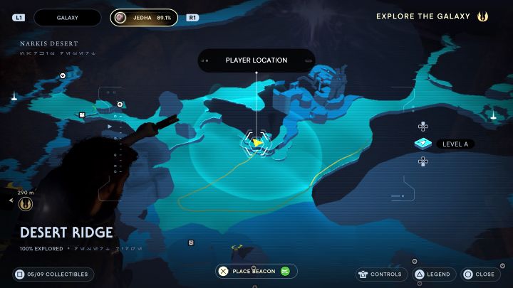 Lokalizacja: Jedha - Pustynny grzbiet - Star Wars Jedi Survivor: Wszystkie szczeliny Mocy - Star Wars Jedi Survivor - poradnik do gry