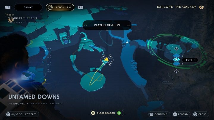 Na okolicznych ścianach znajdują się pnącza - Jedi Survivor: Nieokiełznane Zbocza - lista sekretów (część 1) - Star Wars Jedi Survivor - poradnik do gry