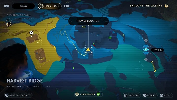 Niedaleko znajduje się ścieżka prowadząca na górę - Jedi Survivor: Nieokiełznane Zbocza - lista sekretów (część 1) - Star Wars Jedi Survivor - poradnik do gry