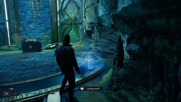 Za drzwiami znajduje się echo z wpisem do bazy danych - Jedi Survivor: Nieokiełznane Zbocza - lista sekretów (część 2) - Star Wars Jedi Survivor - poradnik do gry
