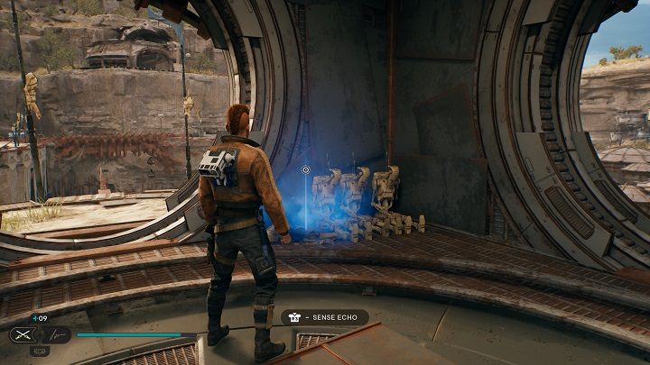 W tym samym budynku, o którym mowa wyżej, znajduje się echo z wpisem do bazy danych - Jedi Survivor: Fort KahLin - lista sekretów - Star Wars Jedi Survivor - poradnik do gry