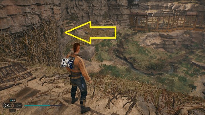 Wróćcie się do miejsca, w którym spadliście w dół do legendarnego przeciwnika - Jedi Survivor: Fort KahLin - lista sekretów - Star Wars Jedi Survivor - poradnik do gry