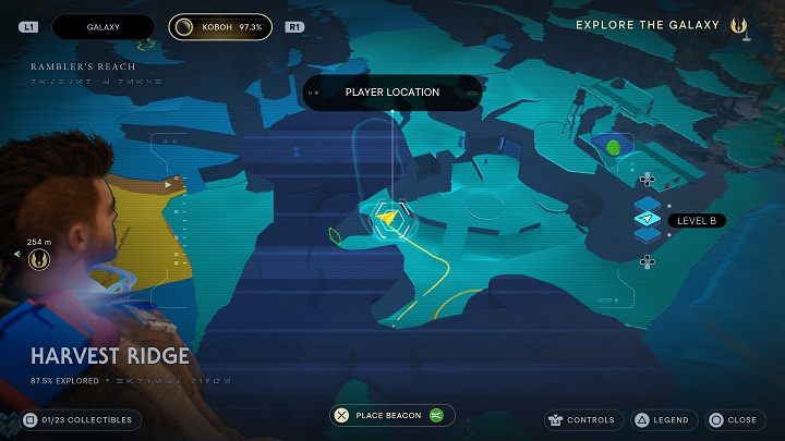 Po następną porcję nasion skierujcie się w stronę małej rzeki - Jedi Survivor: Grzbiet Żniwiarzy - lista sekretów - Star Wars Jedi Survivor - poradnik do gry