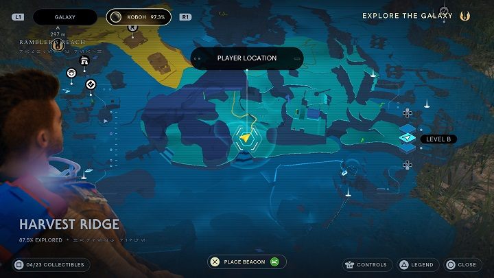 Na wzniesieniu w okolicy znajduje się kolejna porcja nasion - Jedi Survivor: Grzbiet Żniwiarzy - lista sekretów - Star Wars Jedi Survivor - poradnik do gry