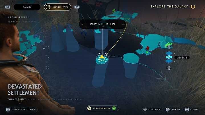 Znajdziecie skrzynię zawierającą sekret - Jedi Survivor: Zniszczona Osada na planecie Koboh (część 1) - Star Wars Jedi Survivor - poradnik do gry