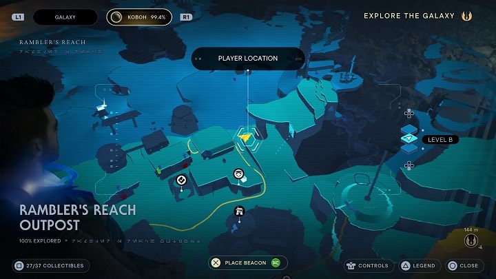 Znajdziecie echo z wpisem do bazy danych - Jedi Survivor: Placówka Azyl Wędrowca - lista sekretów (część 2) - Star Wars Jedi Survivor - poradnik do gry