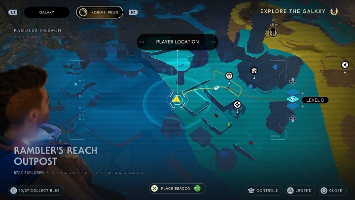 Udajcie się na polanę na granicy z Kamieniołomem Myśliwego - Jedi Survivor: Placówka Azyl Wędrowca - lista sekretów (część 1) - Star Wars Jedi Survivor - poradnik do gry