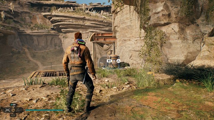 Niedaleko wyżej omówionego echa jest skrzynia, którą otworzycie umiejętnościami podnoszenia i uderzenia - Jedi Survivor: Placówka Azyl Wędrowca - lista sekretów (część 1) - Star Wars Jedi Survivor - poradnik do gry