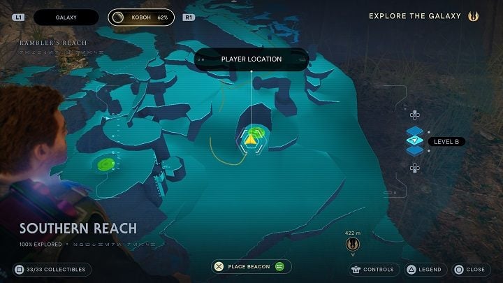 Właz znajduje się blisko początkowych części Południowego Azylu, w miejscu wskazanym na powyższej mapie - Jedi Survivor: Oczyszczalnia - lista sekretów - Star Wars Jedi Survivor - poradnik do gry