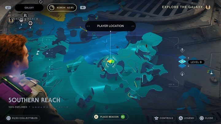 Właz znajduje się w środkowej części Południowego Azylu, w miejscu wskazanym na powyższej mapie - Jedi Survivor: Skorodowany Silos - lista sekretów - Star Wars Jedi Survivor - poradnik do gry