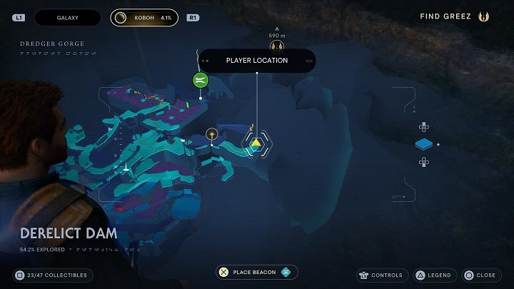 Następnie pozostanie Wam przejść przez tunel do samego końca - Jedi Survivor: Opuszczona zapora - lista sekretów, część 2 - Star Wars Jedi Survivor - poradnik do gry