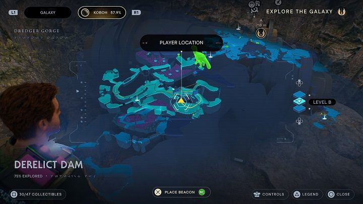 Za bramą znajduje się przejście, którym dostaniecie się do miejsca, w którym przebywa legendarny przeciwnik, czyli matka Goroko - Jedi Survivor: Opuszczona zapora - lista sekretów, część 2 - Star Wars Jedi Survivor - poradnik do gry