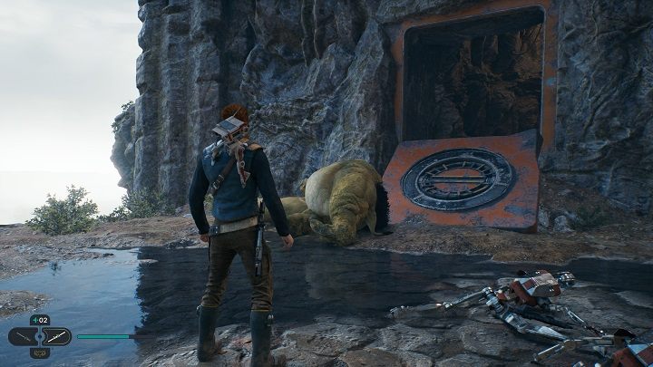 Na lewo od punktu medytacji jest przerwany most - Jedi Survivor: Opuszczona zapora - lista sekretów, część 1 - Star Wars Jedi Survivor - poradnik do gry