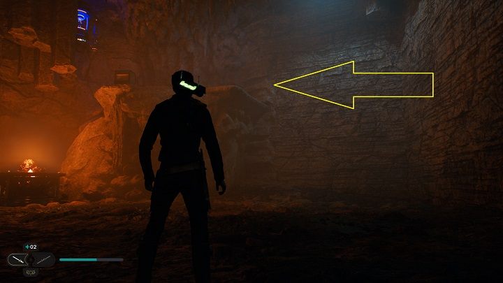 Po pokonaniu pierwszego Droida BX i pójściu dalej, będziecie mogli udać się tunelem w prawo - Jedi Survivor: Opuszczona zapora - lista sekretów, część 1 - Star Wars Jedi Survivor - poradnik do gry