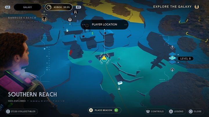 Na wejściu do Placówki Azyl Wędrowca wisi trupia czaszka - Jedi Survivor: Południowy Azyl - lista sekretów, część 2 - Star Wars Jedi Survivor - poradnik do gry