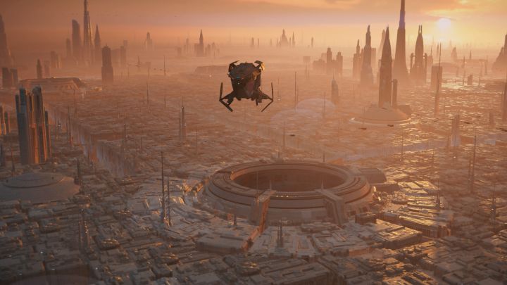 Coruscant jest pierwszą lokacją odwiedzaną w grze Jedi Survivor - przed wyruszeniem w dalszą podróż po galaktyce spędzicie tam około 1 godziny - Star Wars Jedi Survivor: Jak powrócić na planetę Coruscant? - Star Wars Jedi Survivor - poradnik do gry