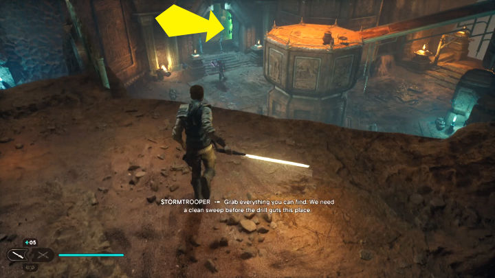 Po wejściu do Sanktuarium Pielgrzyma idźcie dalej liniową ścieżką - Star Wars Jedi Survivor: Odszukaj brata Armiasa (Locate Brother Armias) - Star Wars Jedi Survivor - poradnik do gry