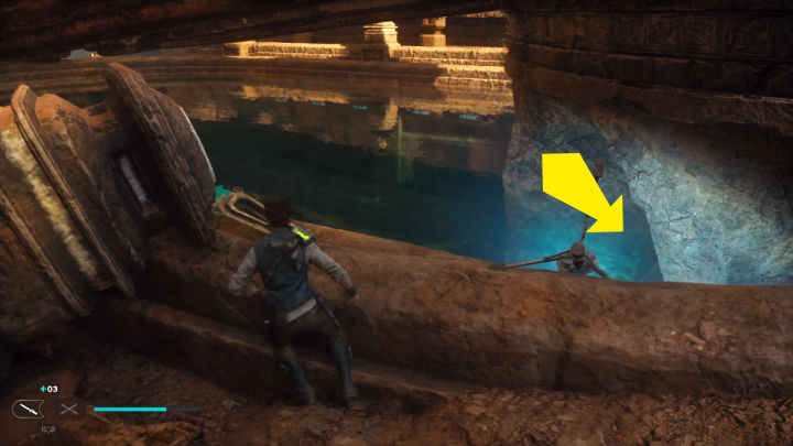 Idąc dalej, będziecie musieli pokonać kilka sekcji zręcznościowych - Star Wars Jedi Survivor: Odszukaj brata Armiasa (Locate Brother Armias) - Star Wars Jedi Survivor - poradnik do gry