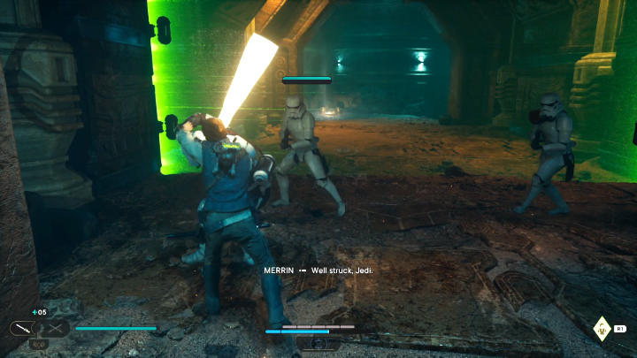 Idźcie za Merrin przez Sanktuarium Pielgrzyma - Star Wars Jedi Survivor: Przynieś kody kontaktowe Cere (Bring Contact Codes to Cere) - Star Wars Jedi Survivor - poradnik do gry